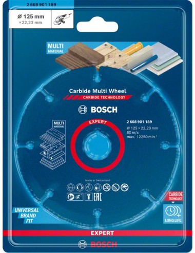 disco multimateriale Bosch D.125 mm