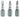 2607001765 - Set di bit di avvitamento da 3 pz. Extra Hard (misti) S 0,6x4,5- PH1- PZ1- 25 mm