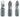 2607001766 - Set di bit di avvitamento da 3 pz. Extra Hard (misti) S 1,0x5,5- PH2- PZ2- 25 mm